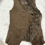 Altar'd State Brown Faux Fur Vest Size S Photo 3