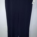 Silver Jeans NWT Basler Navy Blue Wide Leg Pants Size 42 U Photo 0
