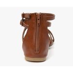 New Luffymomo Women's Gladiator Sandals Flat Fisherman Thong Strappy Sandals 10 Brown Photo 2