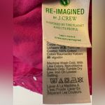 J.Crew 100% Cotton Fuchsia Eyelet Tiered Boho Blouse Women’s Size Small Photo 6