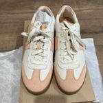 Clarks NWB  Leather Craftmatch Lo Sneaker Pale Peach‎ Size Women 9.5 School Retro Photo 4