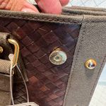 Handwoven Sea Grass Brown Handbag Photo 4