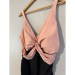 NWD Peach & Black Ruched One Piece Tummy Control Slimming One Piece Swimsuit XL Photo 6