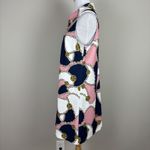 Boston Proper Dress Medium Equestrian Chain Print Short 1/4 Zip Sporty Mod Tunic Photo 8