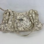 Alfred Dunner ALFRED DUNN Cream Reptile Embossed Faux Leather Satchel or Shoulder Bag Photo 0