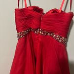 Cinderella Red cocktail mini Dress Photo 6