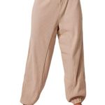 Free People  Intimately Women’s M Light Green Most Wanted Button Front Joggers Photo 8