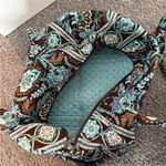 Vintage Vera Bradley Duffle Bag in Java Blue. Retired and rare pattern! Brown Photo 1