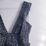 Anthropologie The East Order Leopard Print Mini Ruffle V-Neckline Dress Photo 3