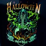 Hard Rock Cafe Hard rock universal studios 2023 grim reaper Halloween glow women’s shirt S NWOT Photo 1