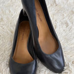 Antonio Melani Black Leather Pointed Toe Heel Pumps Career Work Shoes 8.5 Photo 0