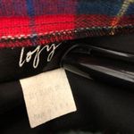 80’s Vintage Multicolor Holiday Plaid High Rise Wool Blend Shorts size 14 Photo 6