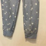 Splendid Blue and White Star Pattern Long Sleeve Pajama Pants Cozy Lounge Set Photo 6