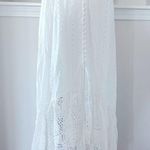 Young Fabulous and Broke YFB “The Everything” Maxi Dress in White Hi-Low Hem Size L New w/Tag Retail $242 Photo 9