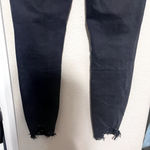 Just USA  Black Denim Jeans Women's 29 Skinny Distressed raw hem Photo 5