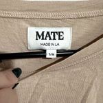 Mate the Label NWT "Introvert" Long Sleeve Tee in Latte - S/M Photo 2