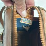 Dooney & Bourke Vintage Brown and Blue Crossbody/Satchel Collector Photo 10
