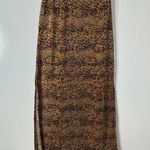 WAYF  Leopard Print Long Skirt Size Xsmall Photo 0