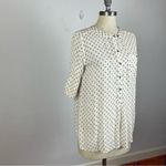 Free People  Patterned Pocket Popover Top XS Short Sleeve Photo 1