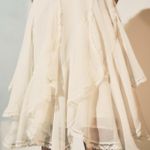 ZARA  dress sundress lace ivory cream flowy ruffle strapy boho summer vacation  Photo 17