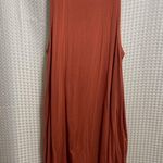 RVCA Rust Orange Sleeveless Tank Dress Size Small with Pockets Photo 4