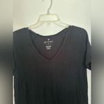 American Eagle  black soft & sexy v neck short sleeve t shirt size Small Photo 5