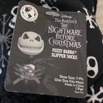 Disney Nwt nightmare before Christmas slipper socks size 7.5/9 Photo 2
