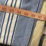 Vineyard Vines  Yacht White Blue Striped Lace Up Cotton Dress Size XL 16-18 Photo 3