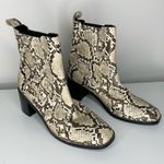 Nordstrom Hazena Chelsea Boot Ivory Snake Photo 1