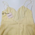 superdown  Diana Mini Dress in Light Yellow LArge Photo 9