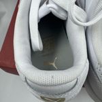 Puma Court Sneaker, White, Women's Casual Low Top Leather Shoes Size 6.5 Photo 5