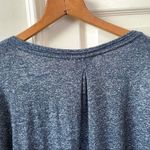 Anthropologie Pure and Good blue marbled long sleeved top Photo 10