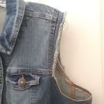 New Look FINAL MARKDOWN Ladies'  Raw Edge Hem Denim Vest (2X) Photo 3