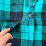 Vintage String Bean Plaid Blazer Green Small Photo 1