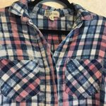 Cloth & Stone Anthropologie  high lo slit flannel Photo 1