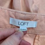 Loft Slim Ankle Pants Womens 10 Pink Cropped Chinos Casual Everyday Peach Work Photo 2