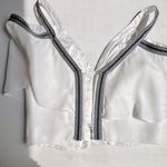 Bardot •White Flutter-Front Corset Top•sz 4/XS Photo 10