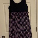 Maurice's Sleeveless black and purple dress Photo 4