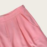 PANTS STORE Pink Pleated Flowy Relaxed Dress Shorts Size Medium Lined Photo 2