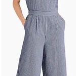 J.Crew NWT Chambray Jumpsuit Striped Photo 0