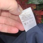 Coldwater Creek Navy Blue White Polka Dot Knee Length Skirt Size 8 Photo 7