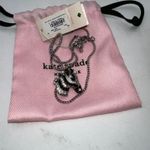 Kate Spade New York Earn Your Stripes Zebra Pendant Necklace Black Multi Silver Photo 9