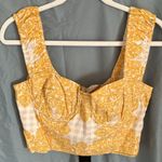 Du Paradis: Marigold cropped, side zip, thick strap top Photo 10