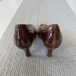 Vintage Troylings 40s/50s Dk Brown Alligator Leather Pumps Heels Dress Shoes 5 Photo 6