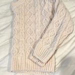 Poof Apparel White Sweater Photo 0