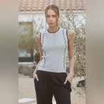 Alp N Rock Lillian Tank Lightweight Knit Sleeveless Soft Cotton Silver Size L Gray Size L Photo 8