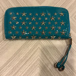 Jimmy Choo  FILLIPA STAR STUDDED LEATHER ZIP AROUND LARGE WALLET Photo 0
