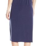 Elie Tahari NEW  Silk Pleated Eloise Midi Skirt Blue Bliss Size Medium Photo 1