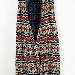 Lucky Brand Racerback Linen Blend Deep V-Neck Banded Waist Wrap Top, Size XS Photo 0