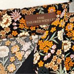 Scotch & Soda  Edie Tailored Wide Leg Drapey Floral Pants Trousers Orange Black Photo 8